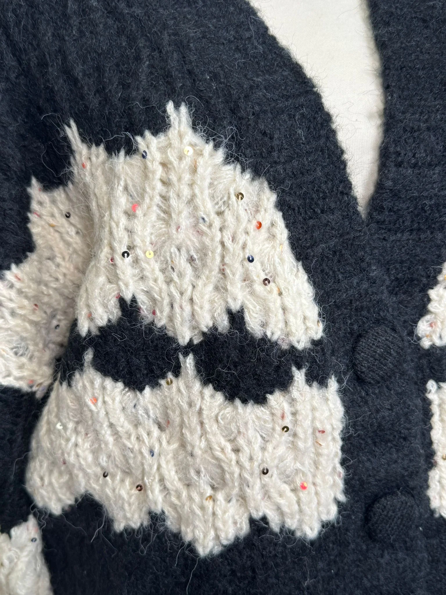 Cardigan damă croșetat manual în Italia, model premium